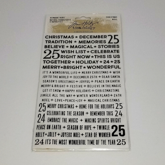 Nostalgic Craft Rub-ons- New in Packages- Crayola & Jim Holz Holiday - Picture 2 of 5